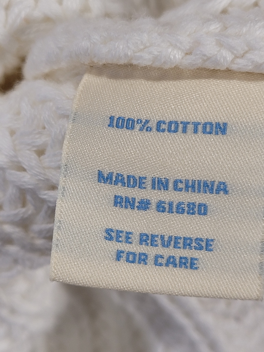 525 America Cream Ribbed Cowl Neck Sweater - Picture 4 of 4